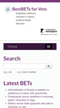 Mobile Screenshot of bestbetsforvets.org